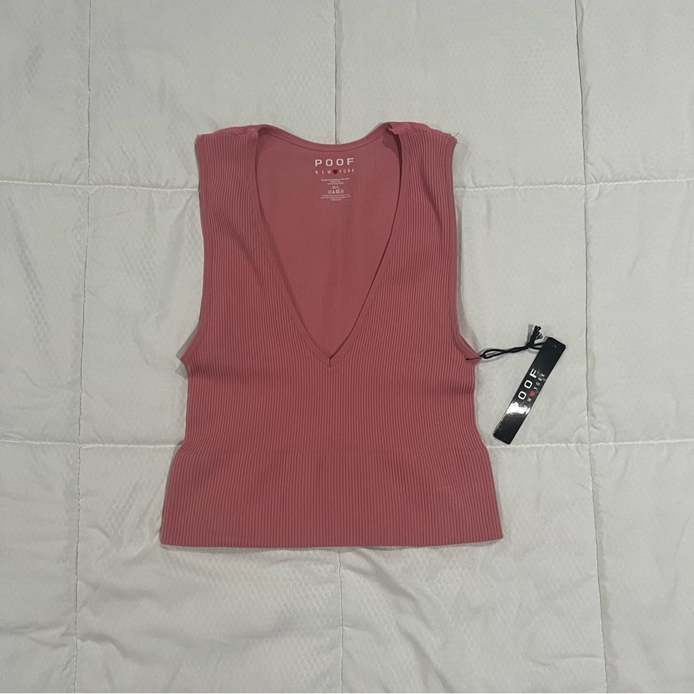 POOF NEW TORK PINK TANK TOP